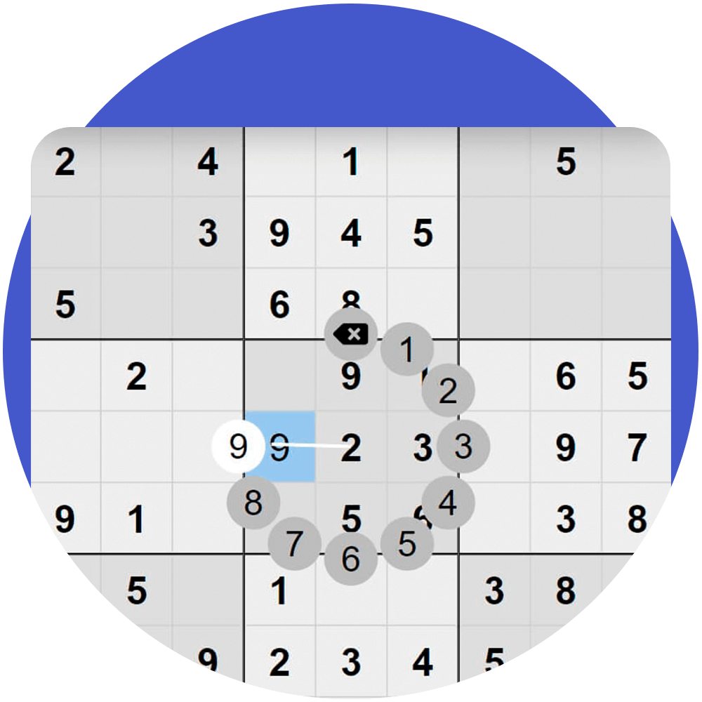 Sudoku acertijo numérico matemático cálculo mental